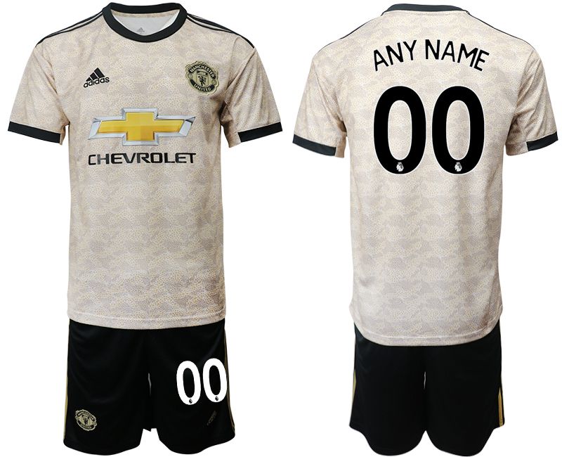 Men 2019-2020 club Manchester united away customized grey Soccer Jerseys->customized soccer jersey->Custom Jersey